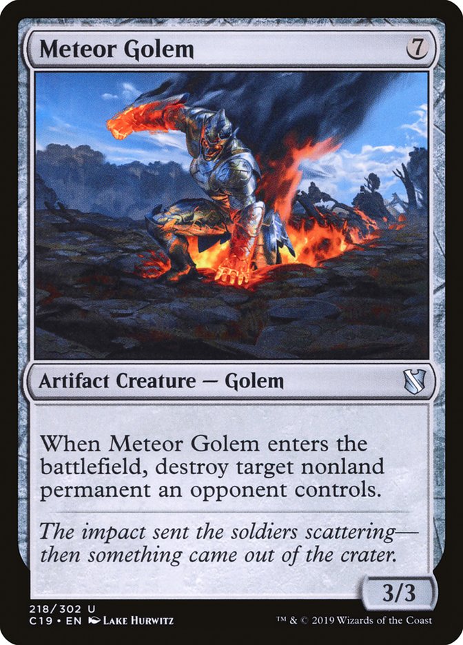 Meteor Golem [Commander 2019] | Cracking-Singles