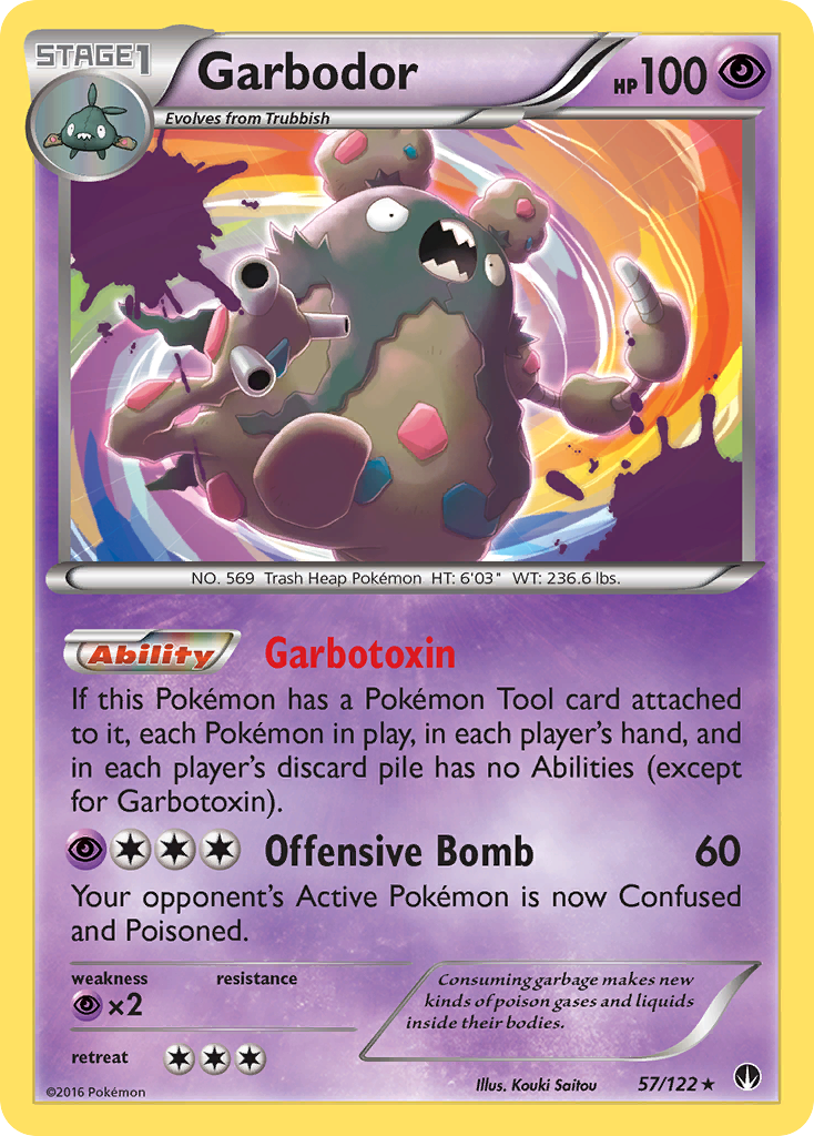 Garbodor (57/122) [XY: BREAKpoint] | Cracking-Singles