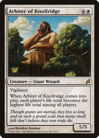 Arbiter of Knollridge [Lorwyn] | Cracking-Singles