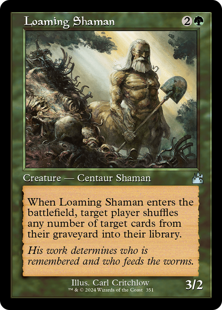 Loaming Shaman (Retro Frame) [Ravnica Remastered] | Cracking-Singles