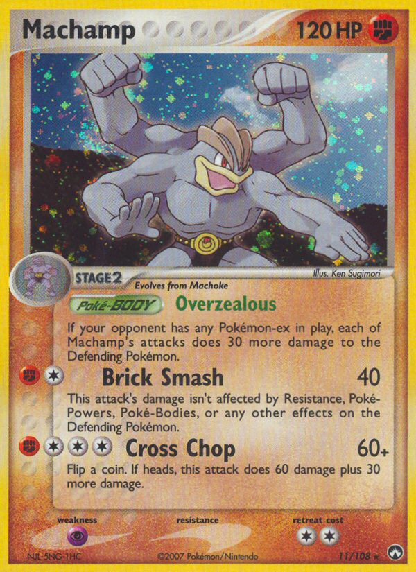 Machamp (11/108) [EX: Power Keepers] | Cracking-Singles