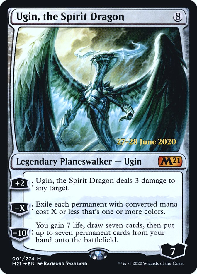 Ugin, the Spirit Dragon  [Core Set 2021 Prerelease Promos] | Cracking-Singles