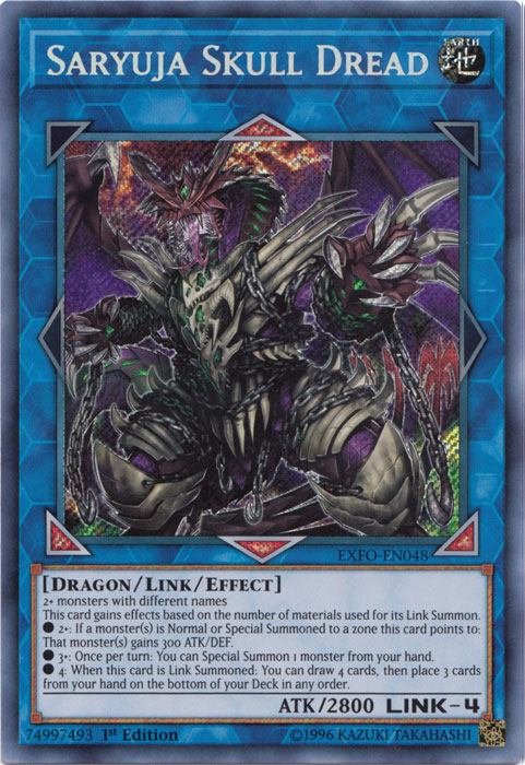 Saryuja Skull Dread [EXFO-EN048] Secret Rare | Cracking-Singles