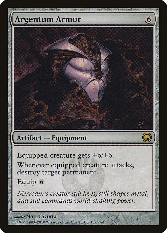 Argentum Armor [Scars of Mirrodin] | Cracking-Singles