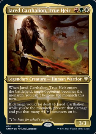 Jared Carthalion, True Heir (Foil Etched) [Commander Legends] | Cracking-Singles