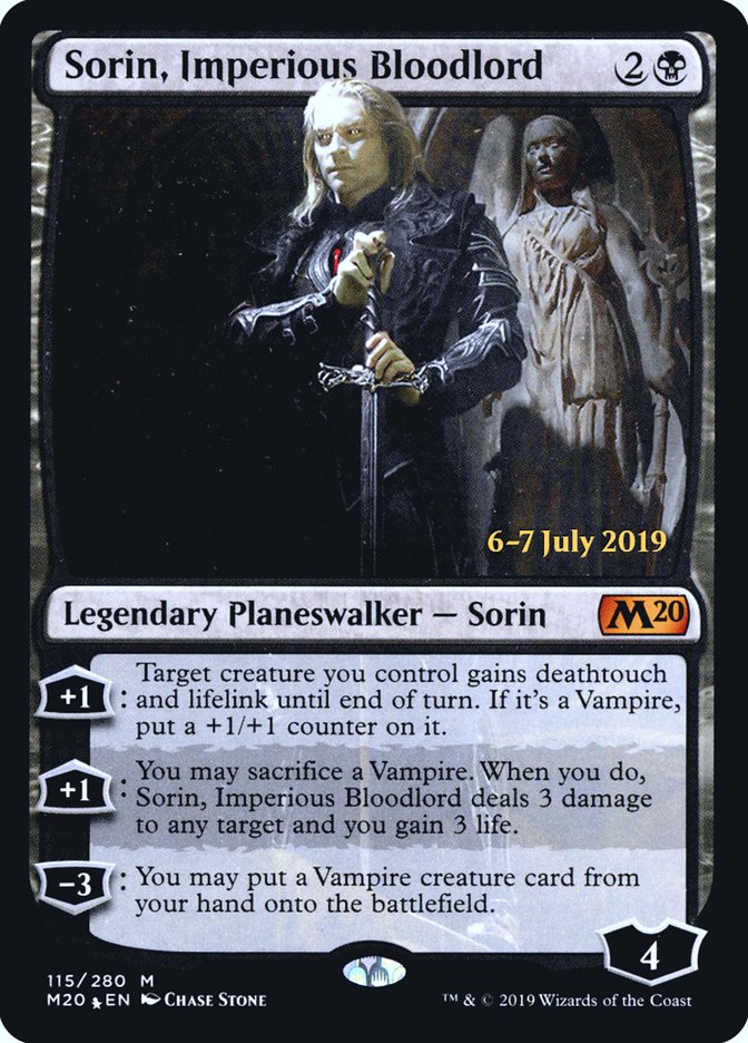 Sorin, Imperious Bloodlord  [Core Set 2020 Prerelease Promos] | Cracking-Singles