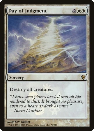 Day of Judgment [Zendikar Promos] | Cracking-Singles