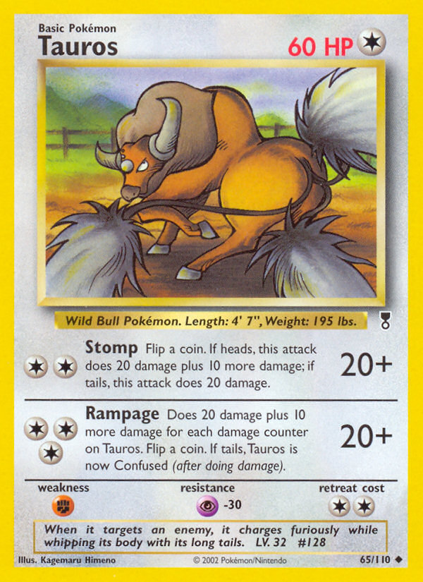 Tauros (65/110) [Legendary Collection] | Cracking-Singles