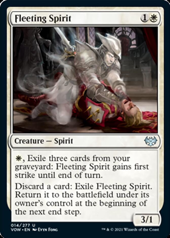 Fleeting Spirit [Innistrad: Crimson Vow] | Cracking-Singles