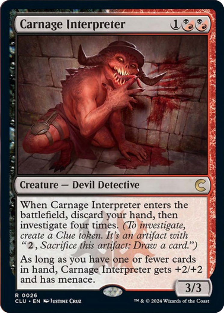 Carnage Interpreter [Ravnica: Clue Edition] | Cracking-Singles