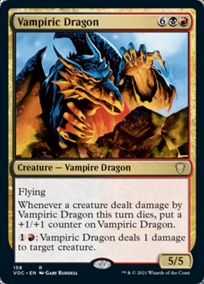 Vampiric Dragon [Innistrad: Crimson Vow Commander] | Cracking-Singles