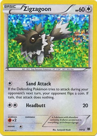 Zigzagoon (11/12) [McDonald's Promos: 2015 Collection] | Cracking-Singles