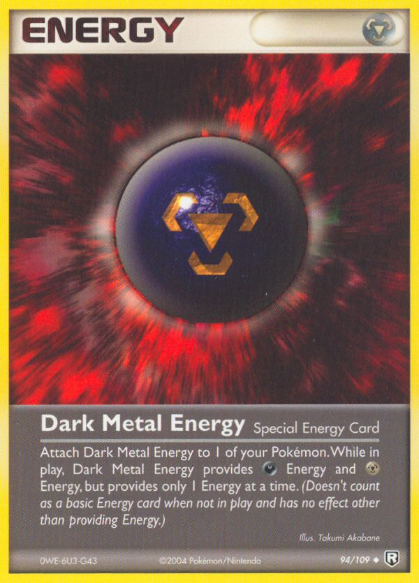 Dark Metal Energy (94/109) [EX: Team Rocket Returns] | Cracking-Singles