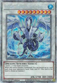 Trishula, Dragon of the Ice Barrier (Starlight Rare) [BLVO-EN100] Starlight Rare | Cracking-Singles