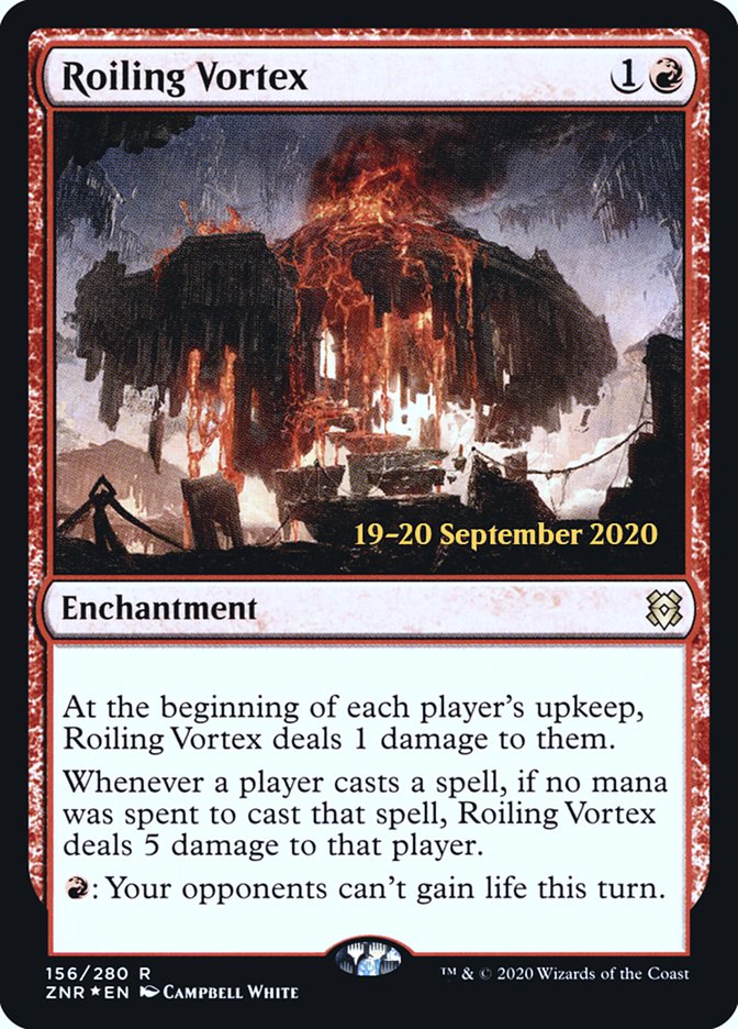 Roiling Vortex  [Zendikar Rising Prerelease Promos] | Cracking-Singles