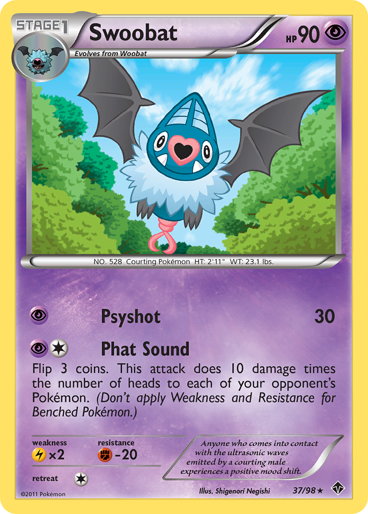 Swoobat (37/98) [Black & White: Emerging Powers] | Cracking-Singles