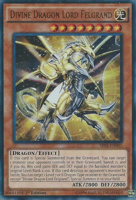 Divine Dragon Lord Felgrand [SR02-EN001] Ultra Rare | Cracking-Singles