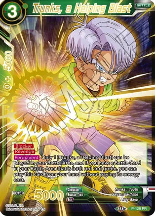 Trunks, a Helping Blast (Gold Stamped) [P-128] | Cracking-Singles