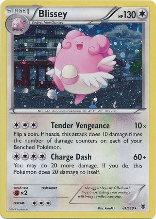 Blissey (81/119) (Cosmos Holo) [XY: Phantom Forces] | Cracking-Singles