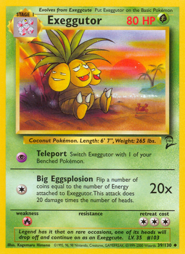 Exeggutor (39/130) [Base Set 2] | Cracking-Singles