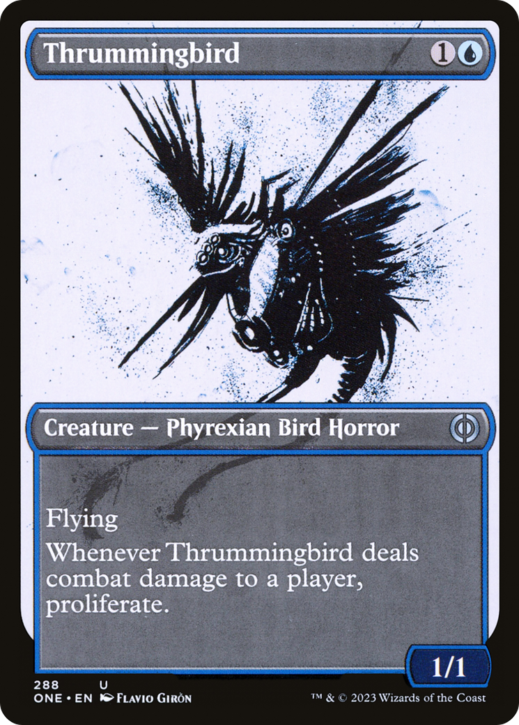 Thrummingbird (Showcase Ichor) [Phyrexia: All Will Be One] | Cracking-Singles