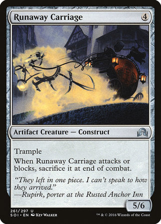 Runaway Carriage [Shadows over Innistrad] | Cracking-Singles