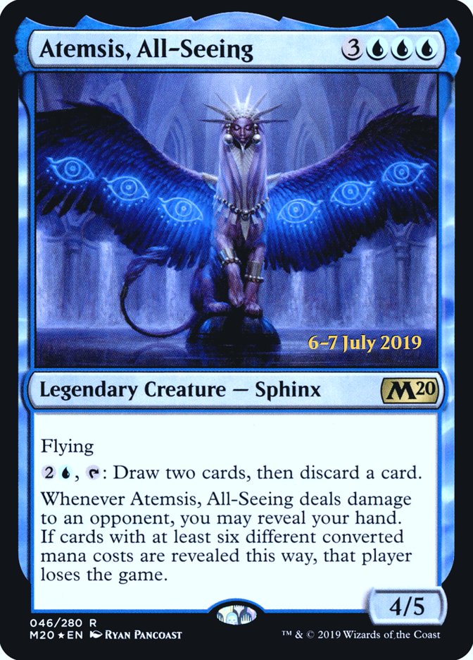 Atemsis, All-Seeing  [Core Set 2020 Prerelease Promos] | Cracking-Singles