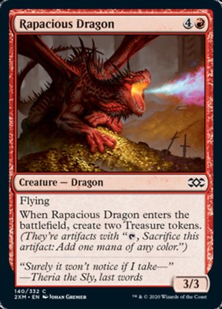 Rapacious Dragon [Double Masters] | Cracking-Singles