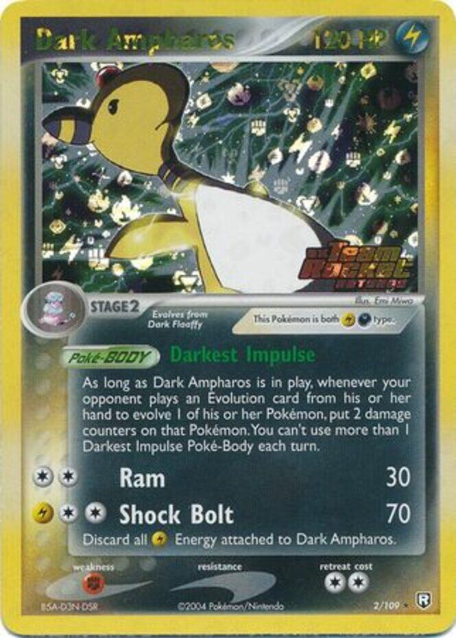 Dark Ampharos (2/109) (Stamped) [EX: Team Rocket Returns] | Cracking-Singles