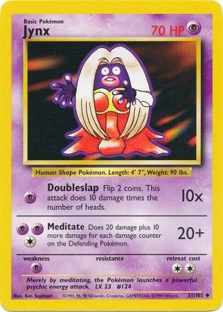 Jynx (31/102) [Base Set Unlimited] | Cracking-Singles