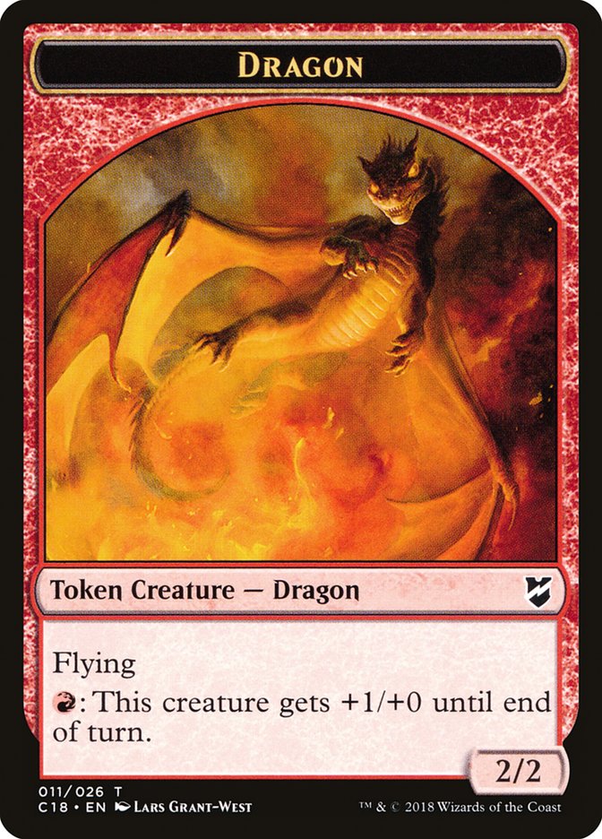 Dragon // Dragon Egg [Commander 2018 Tokens] | Cracking-Singles