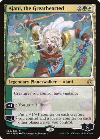 Ajani, the Greathearted [War of the Spark] | Cracking-Singles