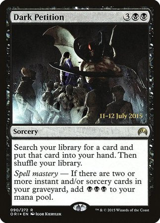 Dark Petition [Magic Origins Promos] | Cracking-Singles