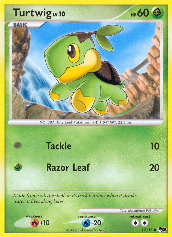 Turtwig (17/17) [POP Series 8] | Cracking-Singles