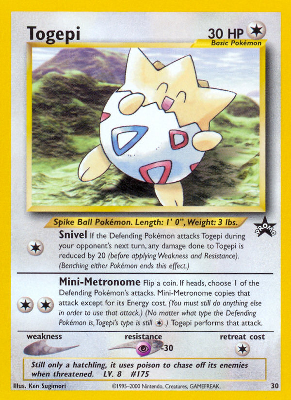 Togepi (30) [Wizards of the Coast: Black Star Promos] | Cracking-Singles