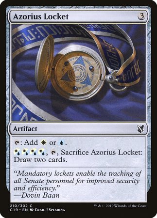 Azorius Locket [Commander 2019] | Cracking-Singles