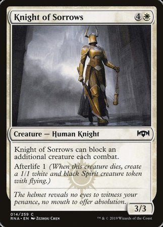 Knight of Sorrows [Ravnica Allegiance] | Cracking-Singles