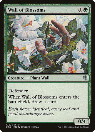 Wall of Blossoms [Commander 2016] | Cracking-Singles