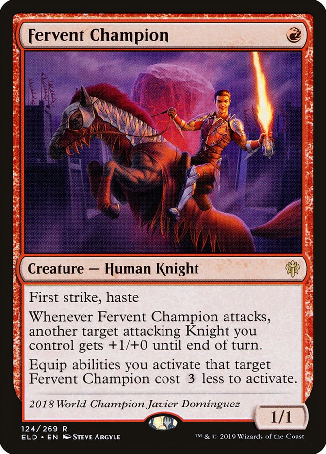 Fervent Champion [Throne of Eldraine] | Cracking-Singles