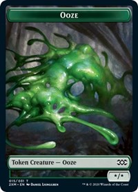 Ooze // Wurm (030) Double-sided Token [Double Masters Tokens] | Cracking-Singles