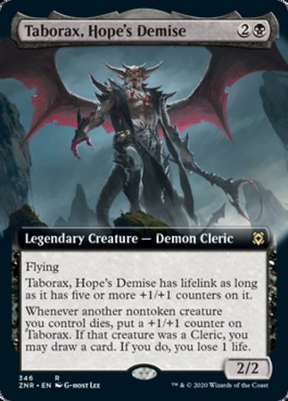 Taborax, Hope's Demise (Extended Art) [Zendikar Rising] | Cracking-Singles