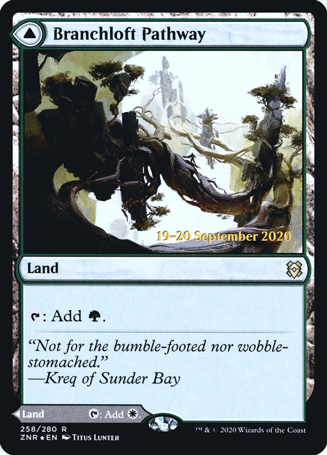 Branchloft Pathway // Boulderloft Pathway  [Zendikar Rising Prerelease Promos] | Cracking-Singles