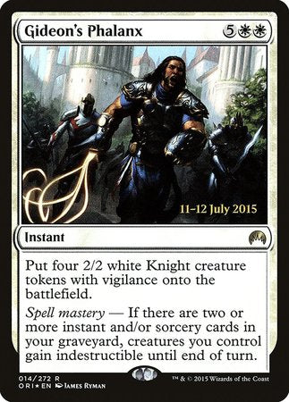 Gideon's Phalanx [Magic Origins Promos] | Cracking-Singles