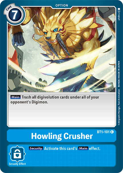 Howling Crusher [BT1-101] [Release Special Booster Ver.1.5] | Cracking-Singles