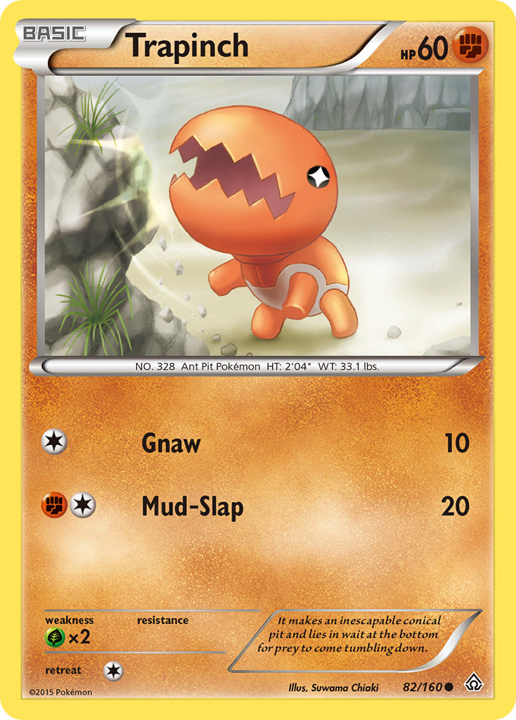 Trapinch (82/160) [XY: Primal Clash] | Cracking-Singles