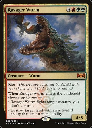 Ravager Wurm [Ravnica Allegiance] | Cracking-Singles