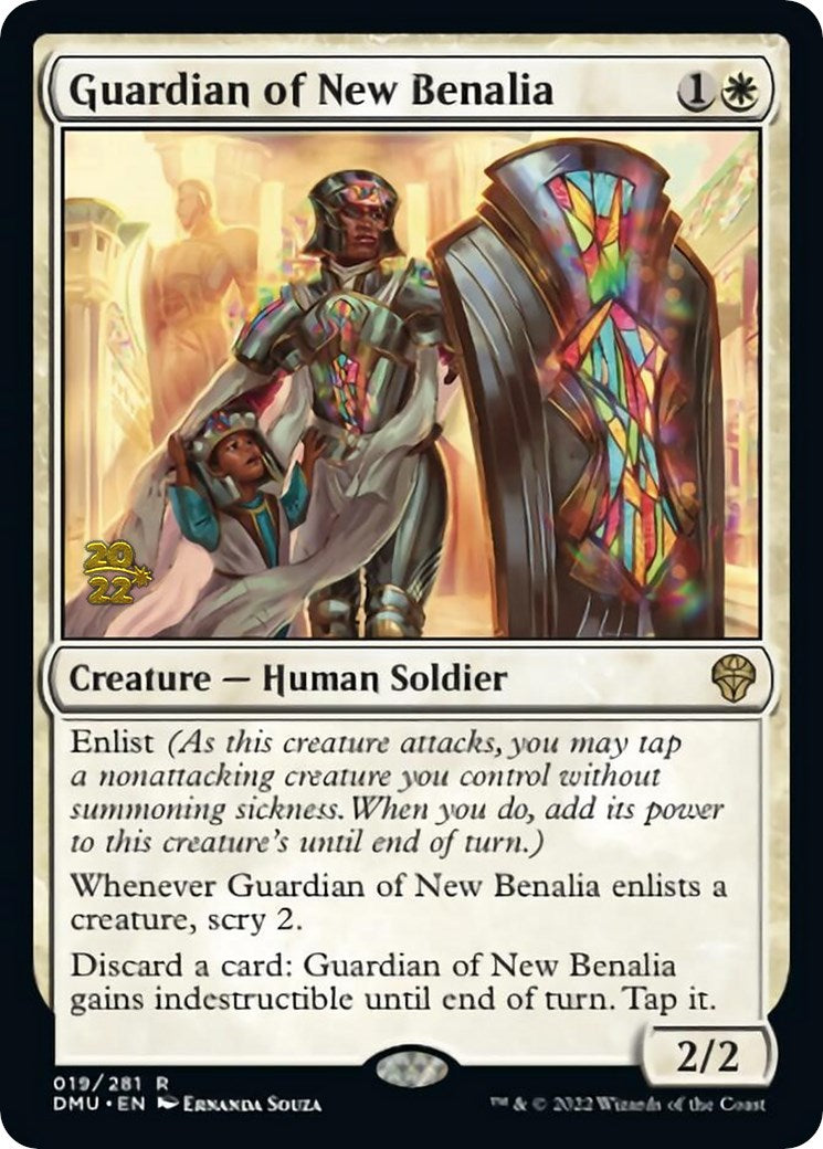 Guardian of New Benalia [Dominaria United Prerelease Promos] | Cracking-Singles