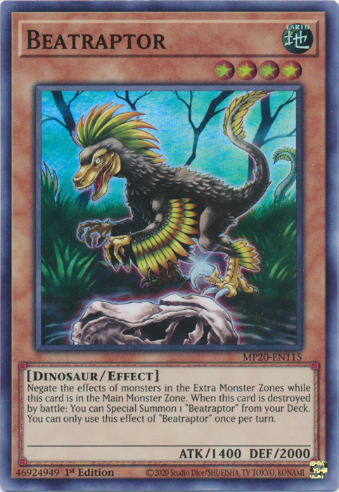 Beatraptor [MP20-EN115] Super Rare | Cracking-Singles