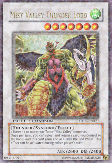 Mist Valley Thunder Lord [DT02-EN090] Ultra Rare | Cracking-Singles