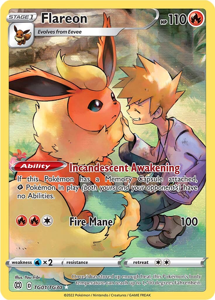 Flareon (TG01/TG30) [Sword & Shield: Brilliant Stars] | Cracking-Singles